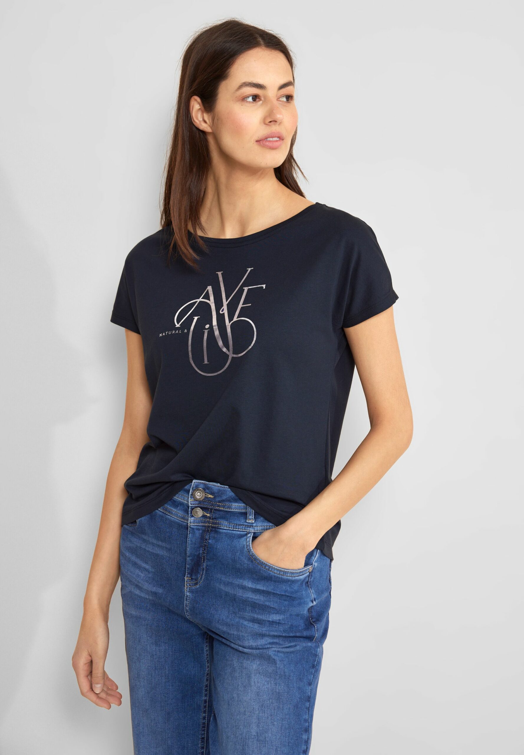 T-Shirt mit Wording – Bild 2