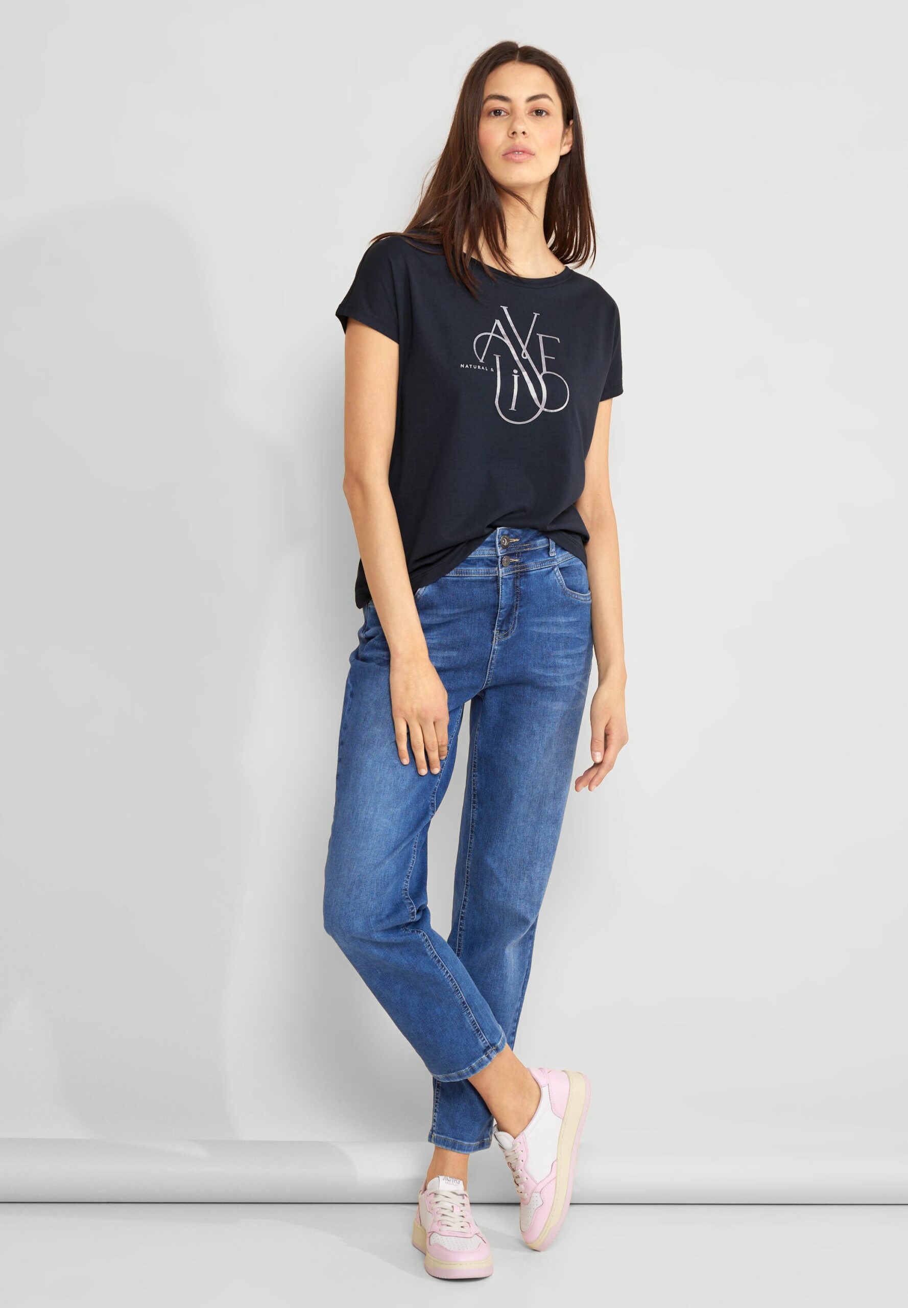 T-Shirt mit Wording – Bild 4