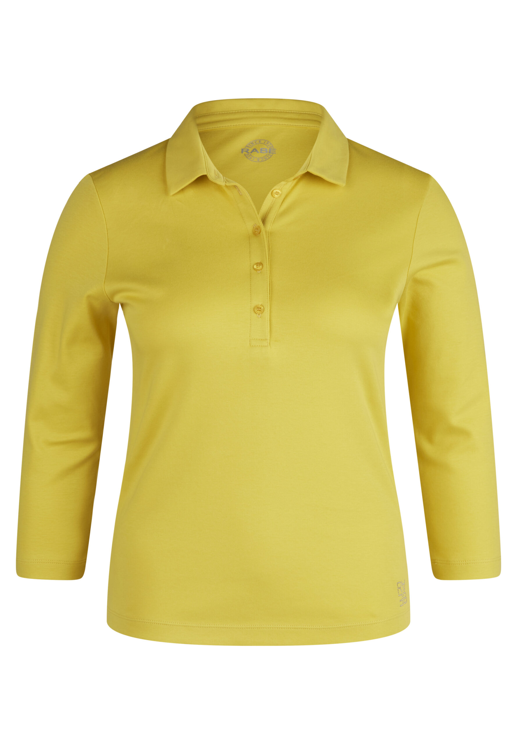 Langarm Poloshirt