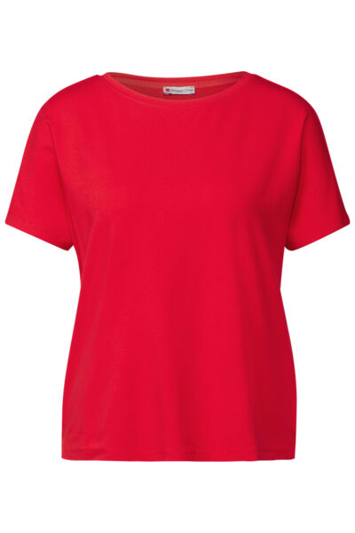 Shirt in Unifarbe