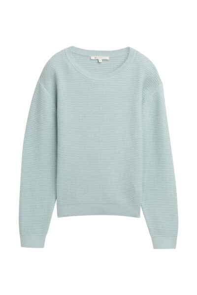Strickpullover mit Rundhalsausschnitt