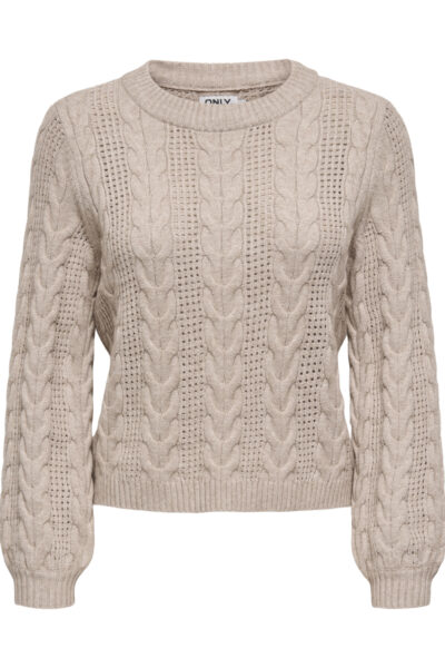 CARRUBINA LIFE LS CABLE O-NECK KNT NOOS