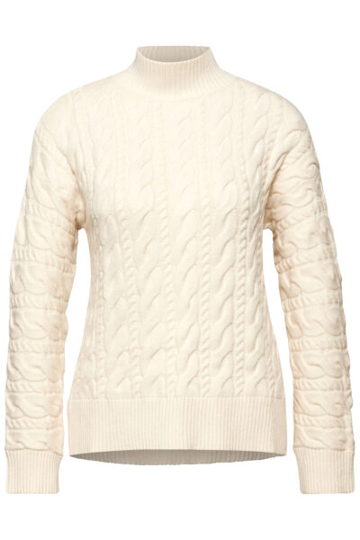 Pullover mit Zopfmuster