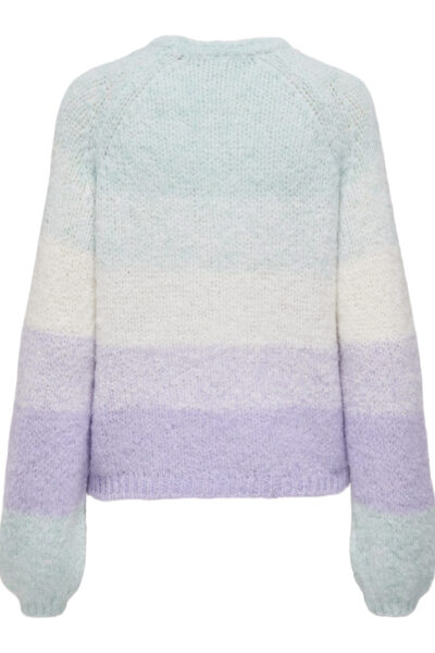 ONLMISTY LIFE LS STRIPE O-NECK KNT
