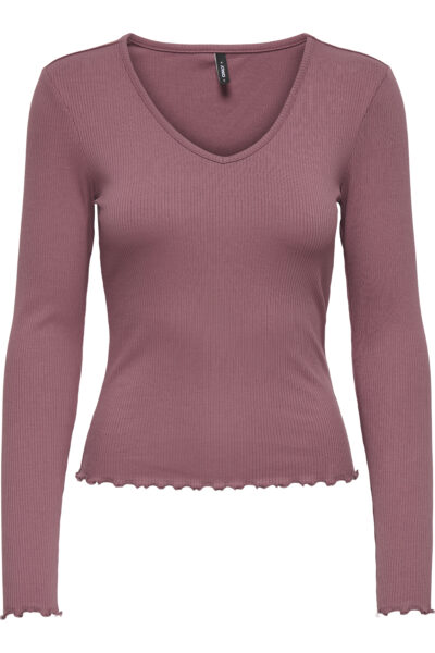 ONLINA L/S V-NECK TOP JRS