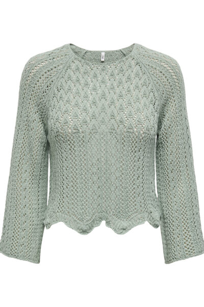 ONLNOLA LIFE  3/4 PULLOVER KNT NOOS