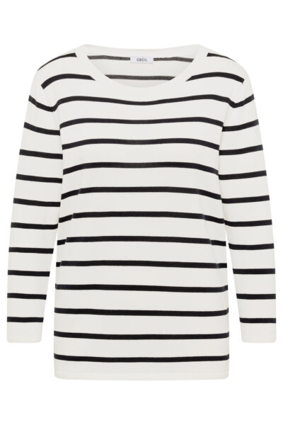 Gestreifter Pullover