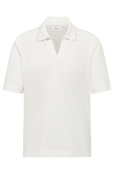 Kurzarm Poloshirt aus Piqué Ware