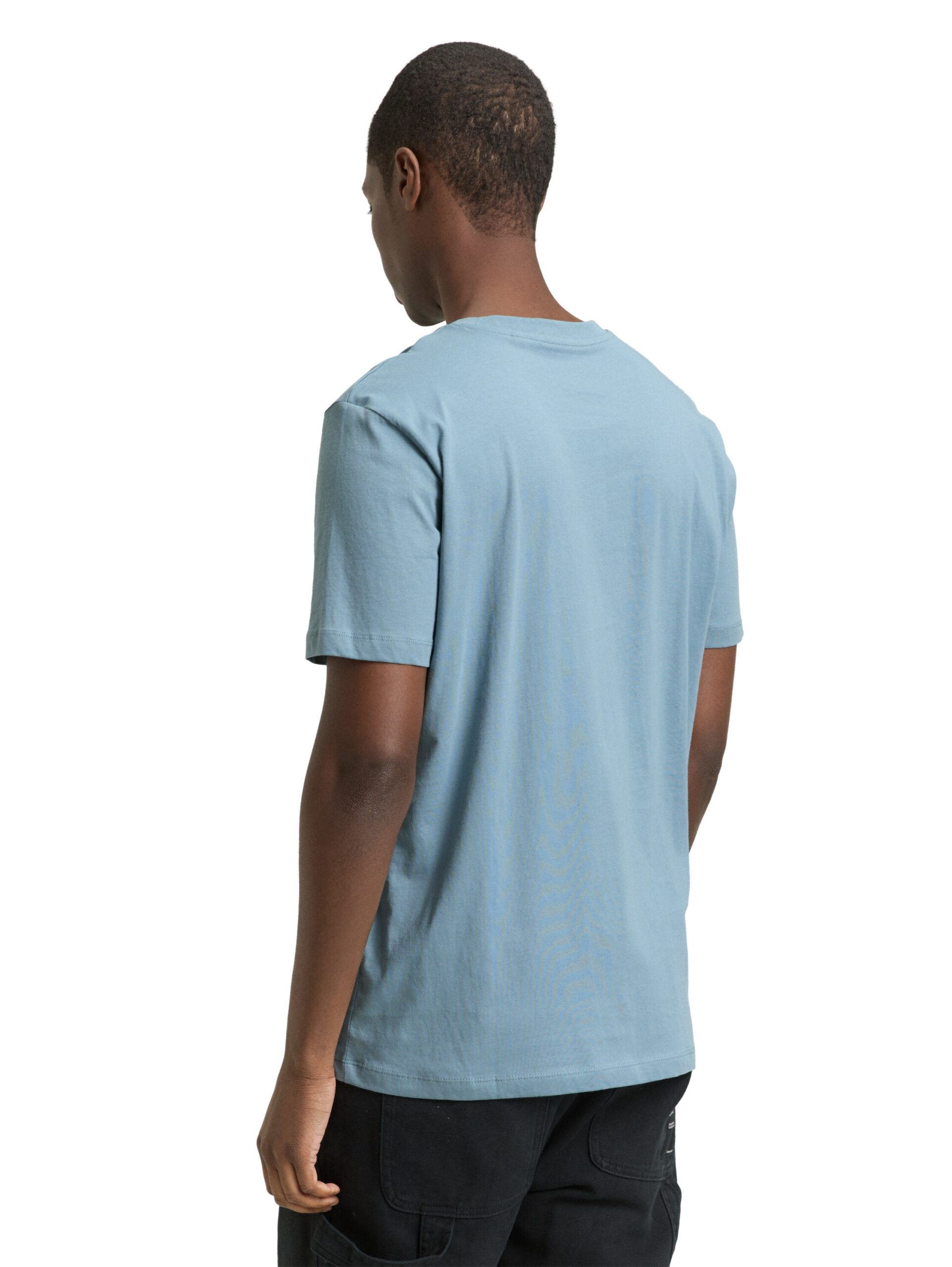 Basic T-Shirt mit Logo-Print – Bild 4