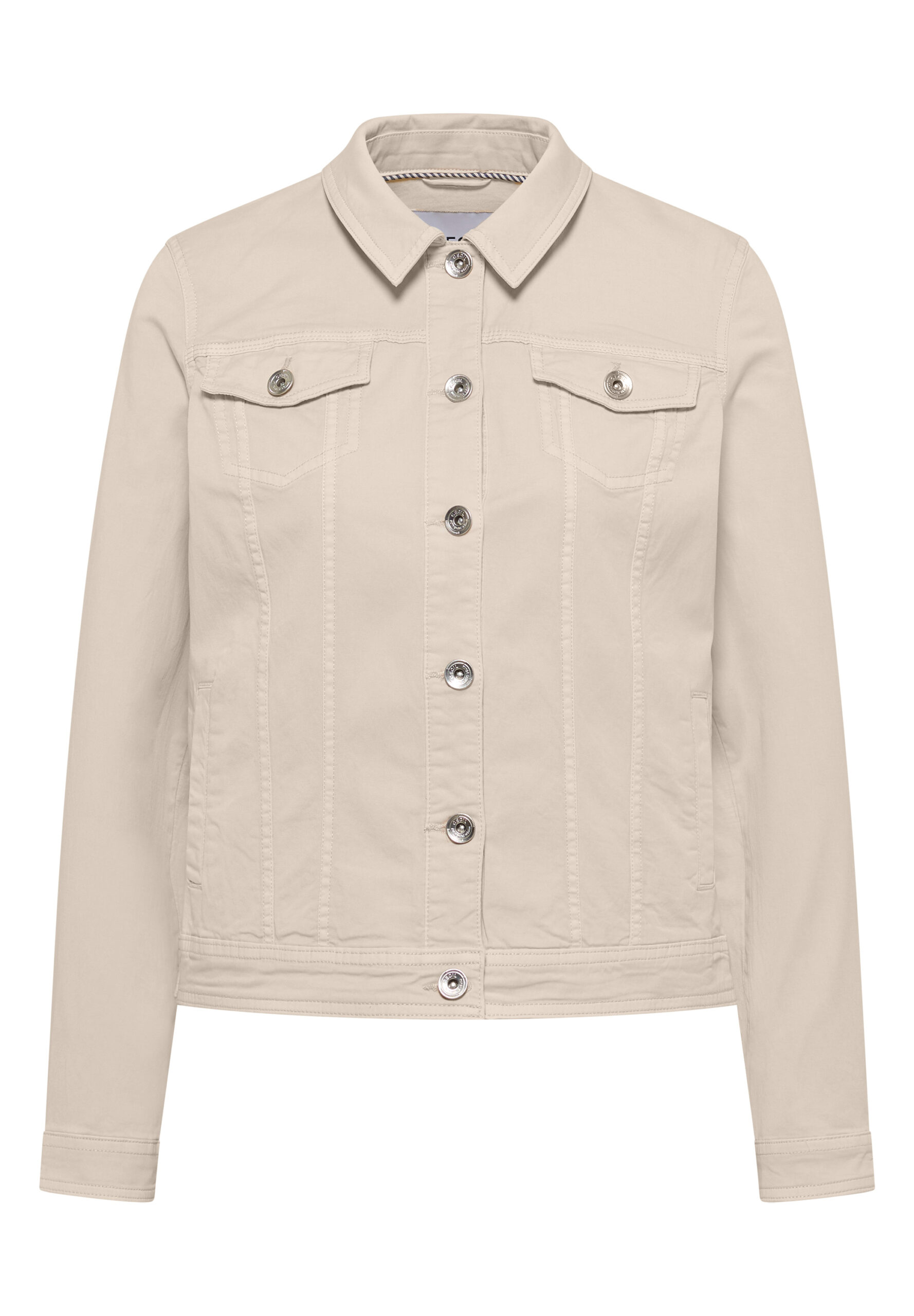Jeansjacke mit Brusttaschen und Knöpfen