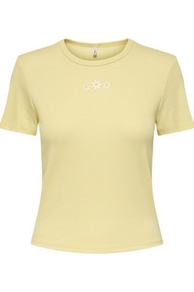 ONLDANIELLA S/S RIB TOP CS JRS