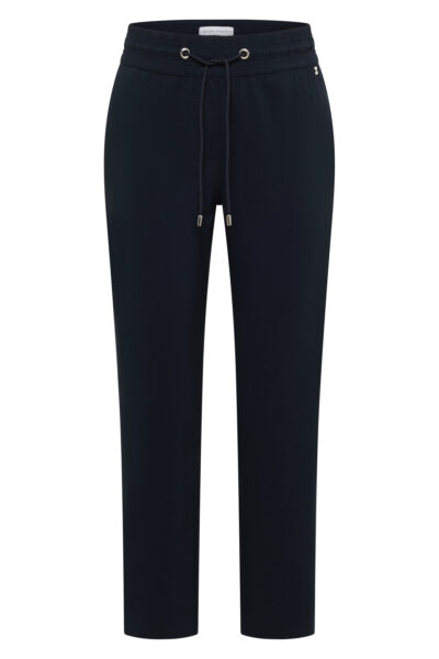 Mid Waist Slim Leg Hose im Casual Fit