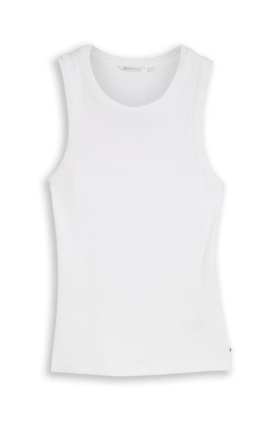 Slim Fit Top mit Rippstruktur
