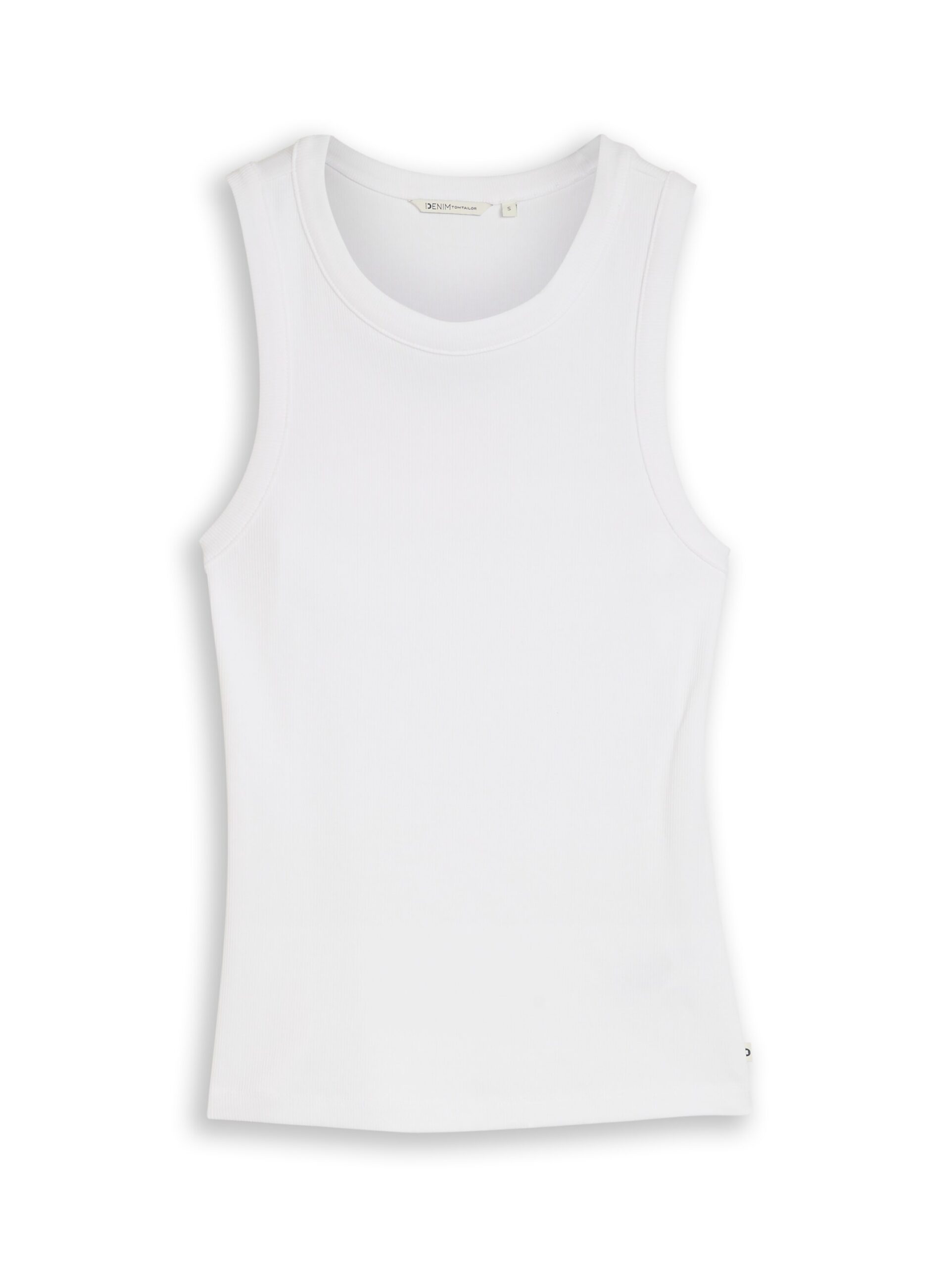 Slim Fit Top mit Rippstruktur