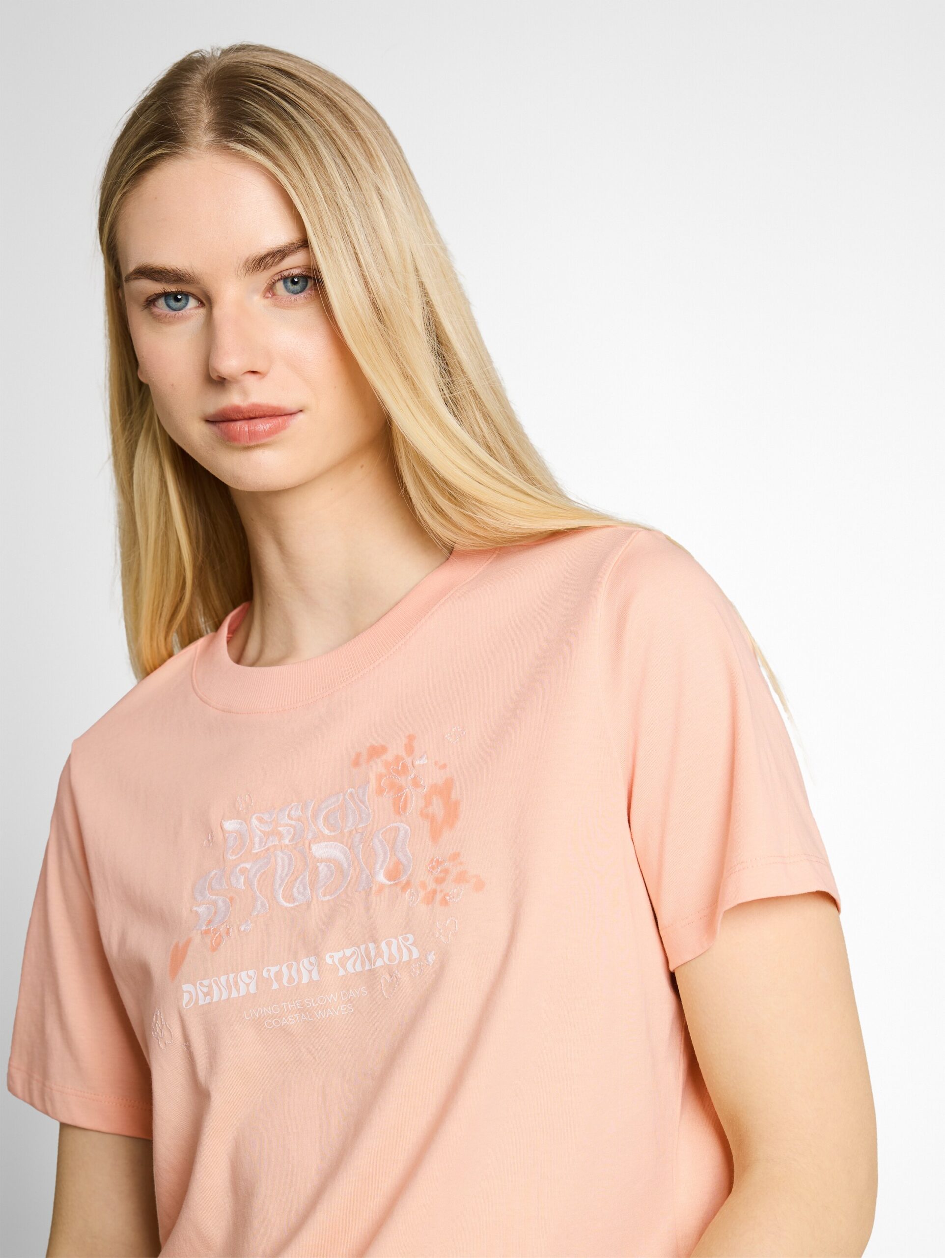 Loose Fit T-Shirt mit Stickerei – Bild 6