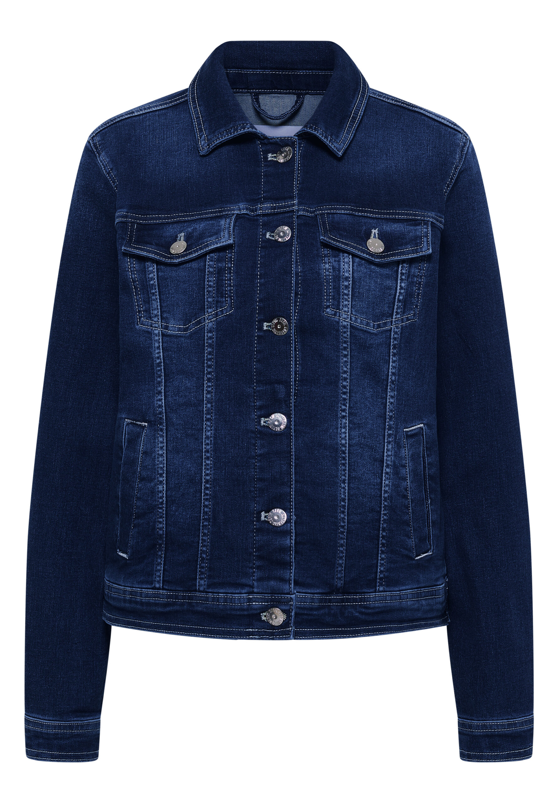 Jeansjacke mit Brusttaschen und Knöpfen