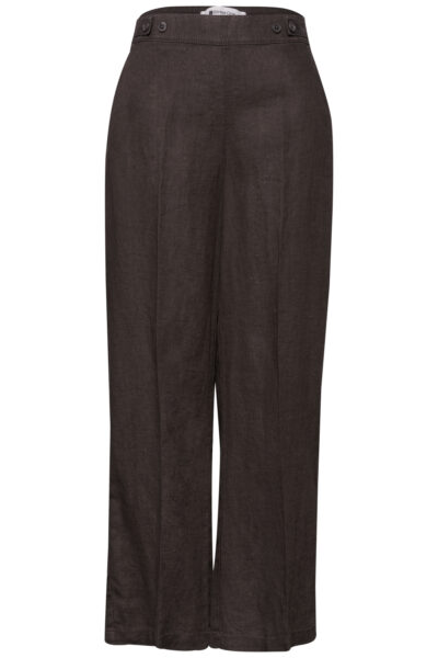 High Waist Wide Leg Hose aus Leinen