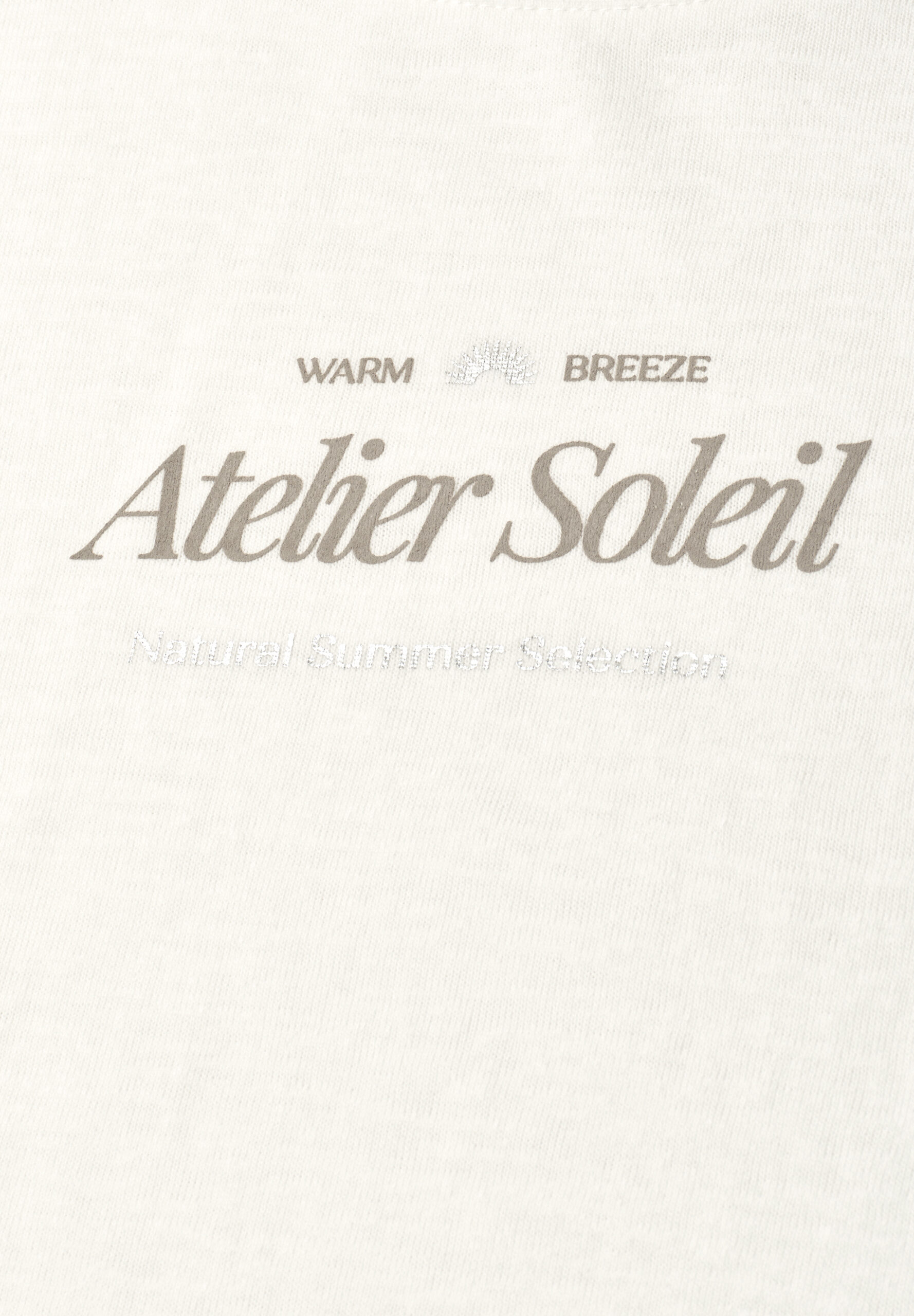 T-Shirt mit Rundhals und Wording – Bild 3