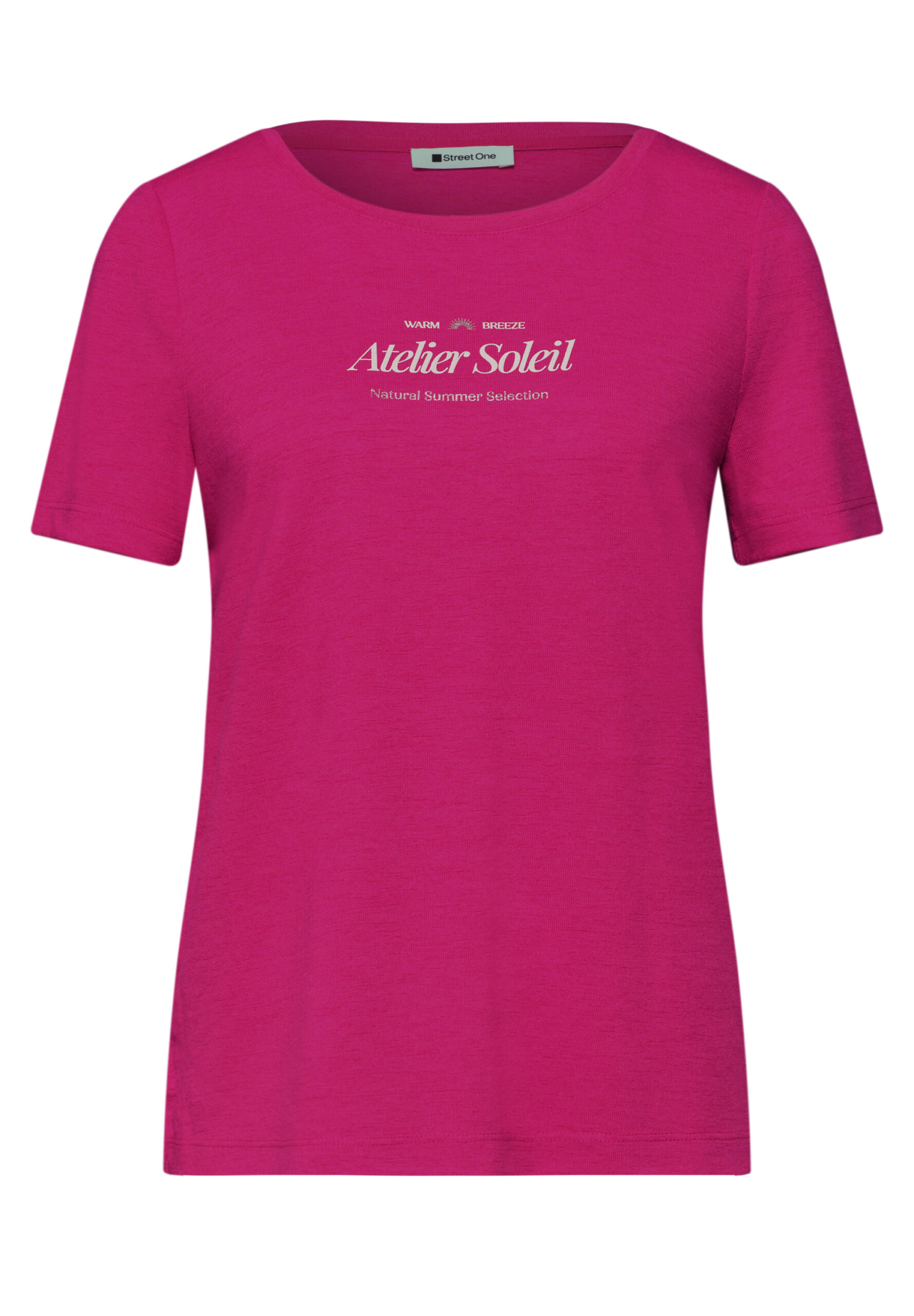 T-Shirt mit Rundhals und Wording – Bild 8