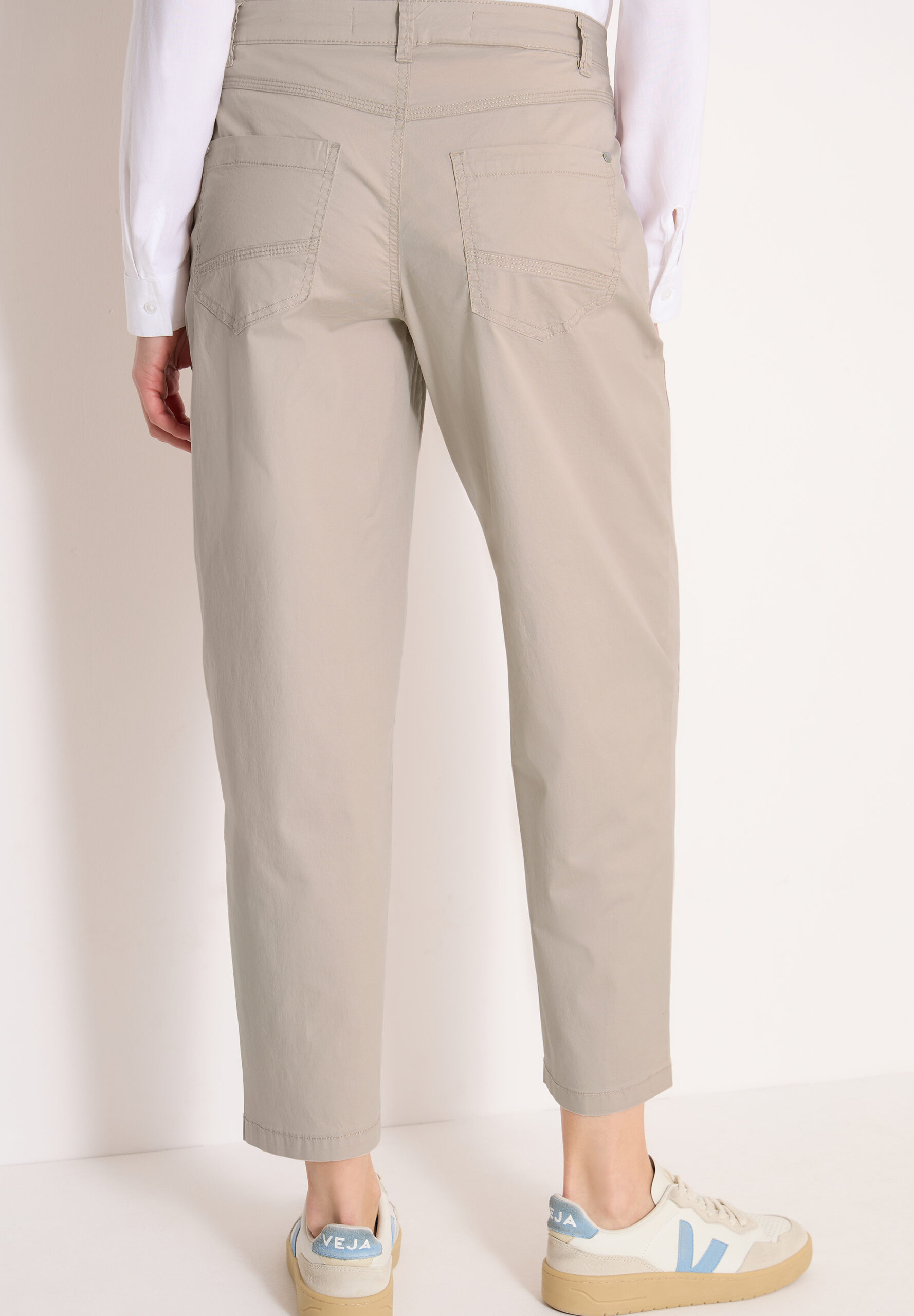 Mid Waist Barrel Leg Hose im Casual Fit – Bild 4
