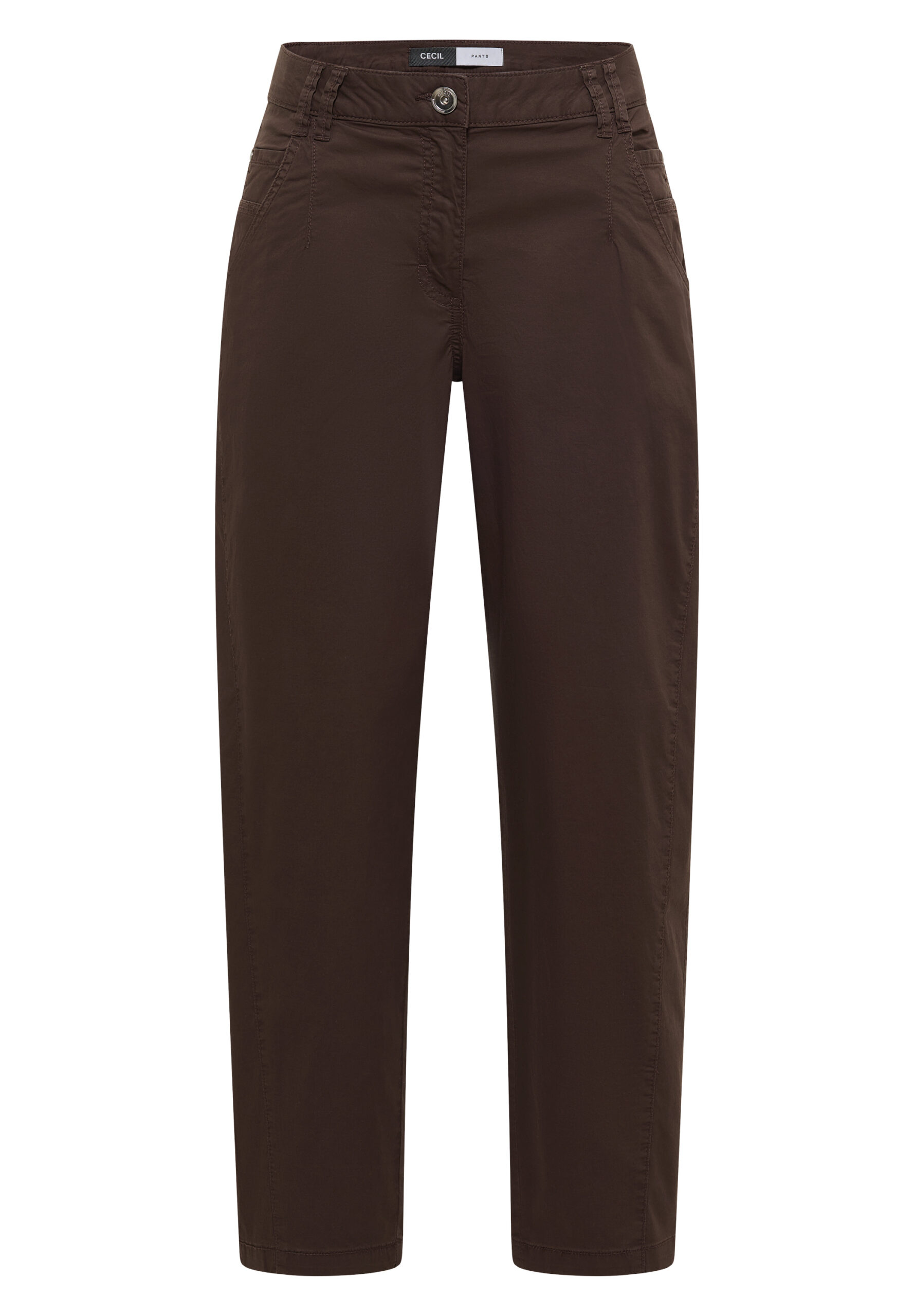 Mid Waist Barrel Leg Hose im Casual Fit – Bild 8