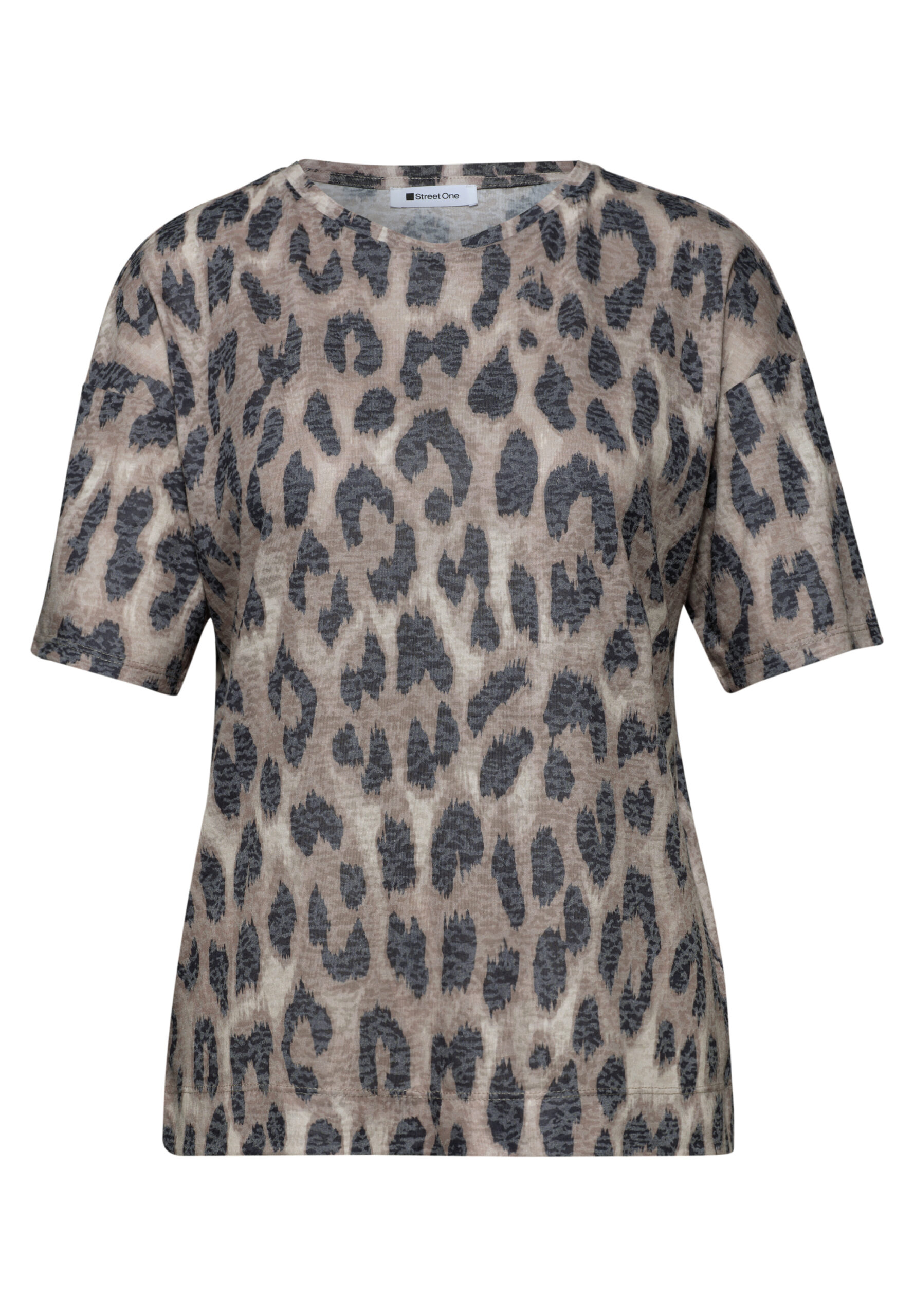 Shirt im Ausbrenner-Look mit Print – Bild 8
