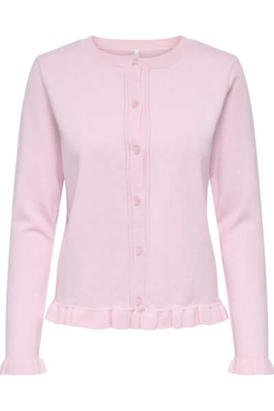 ONLCINDEREL LS FRILL CARDIGAN EX KNT