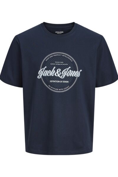 JJEDOVER DENIM TEE SS O-NECK SN PLS