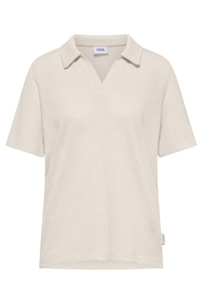 Kurzarm Poloshirt in Unifarbe