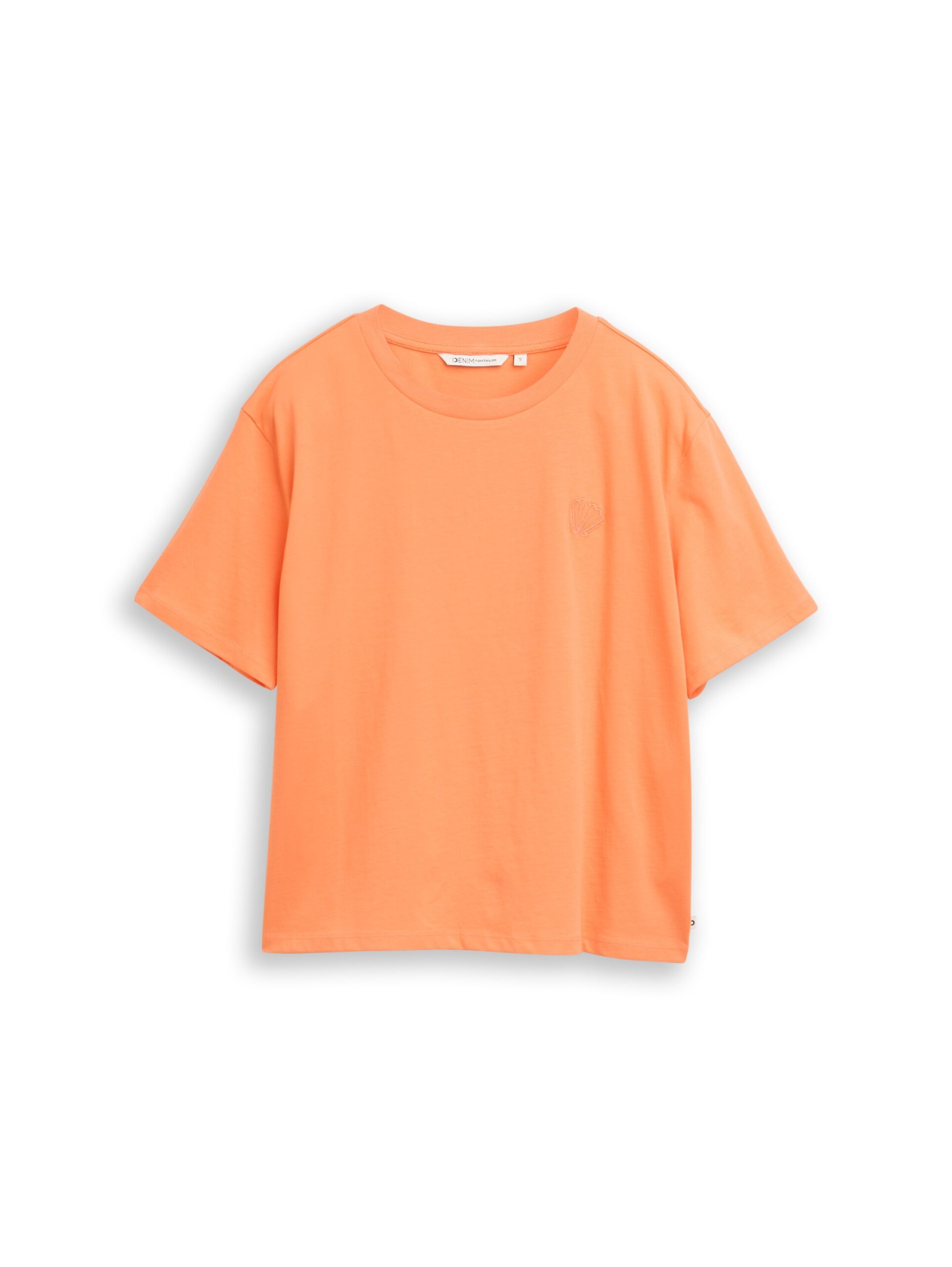 Boxy Fit T-Shirt mit Stickerei