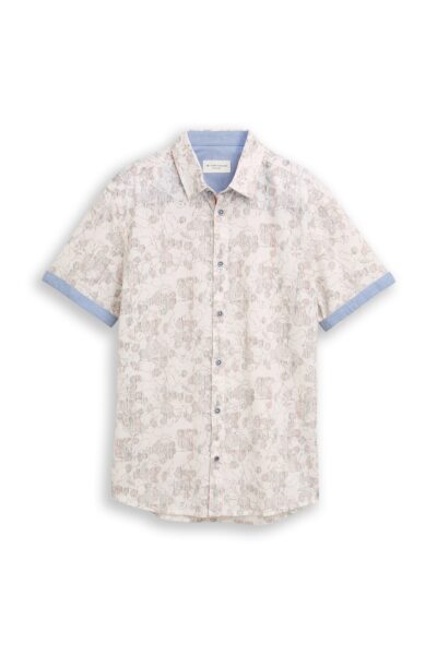 Regular Fit Kurzarmhemd mit Muster