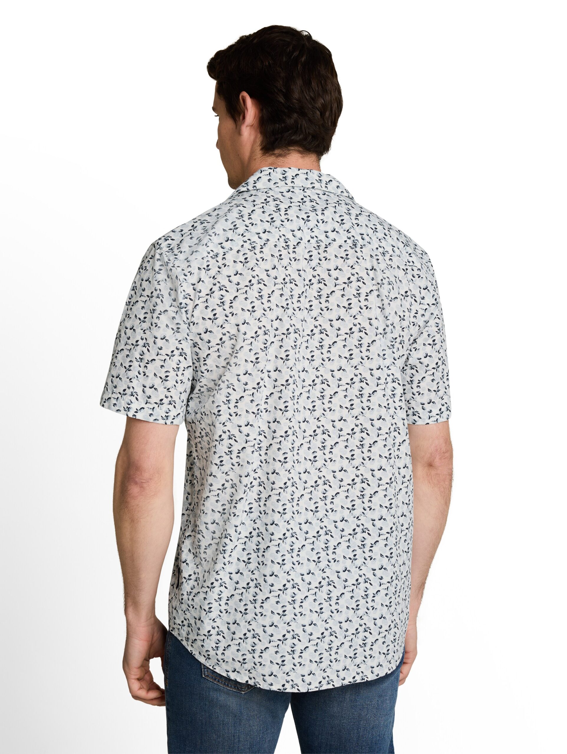 Regular Fit Resort Hemd mit Muster – Bild 5