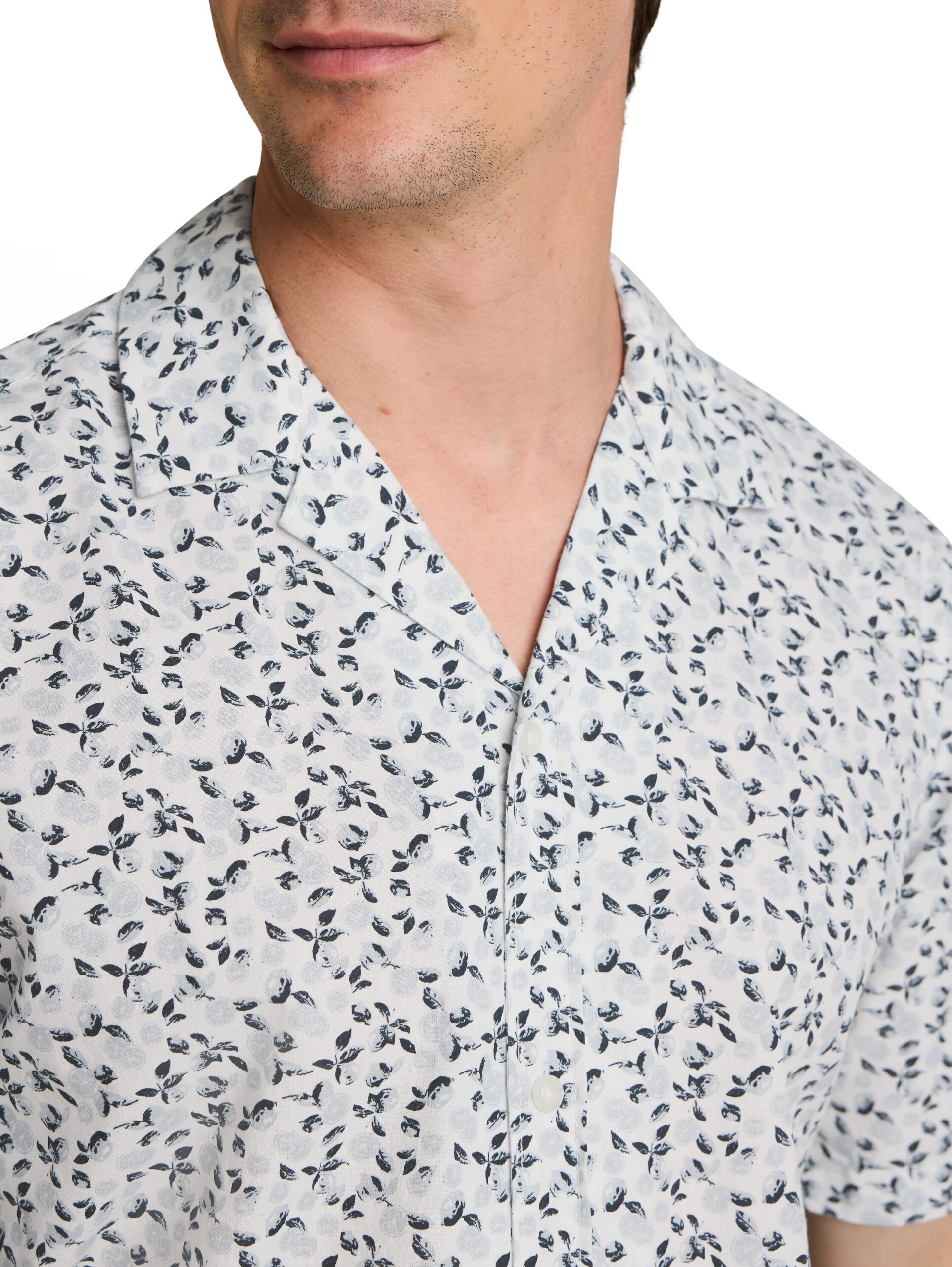 Regular Fit Resort Hemd mit Muster – Bild 6
