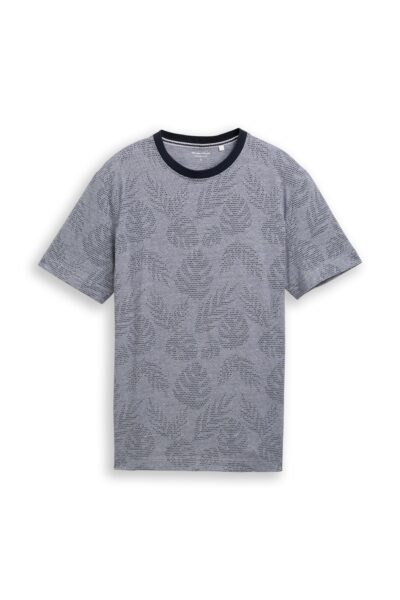 Jacquard T-Shirt mit Muster