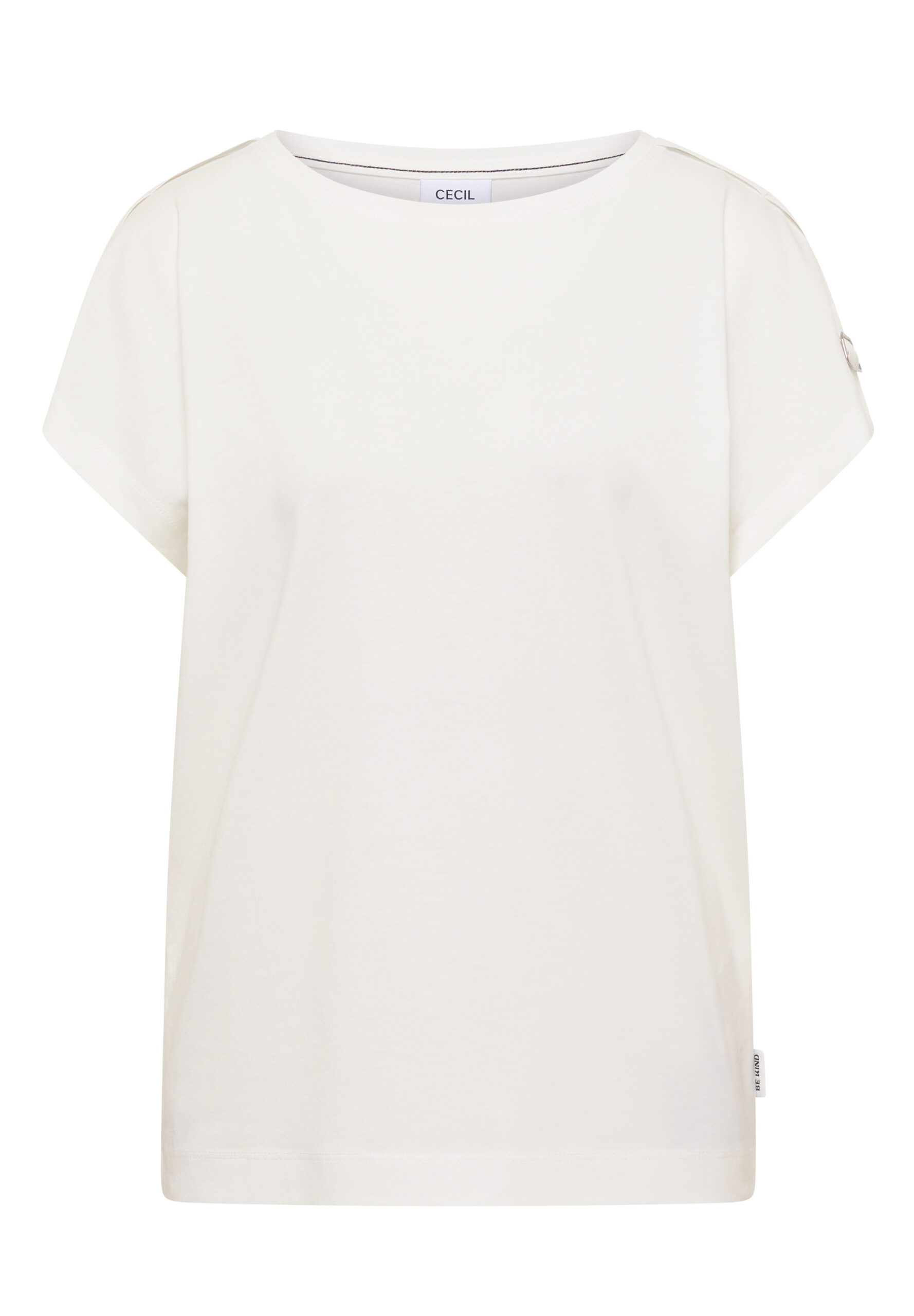 Kurzarm Shirt mit Schnallendetail