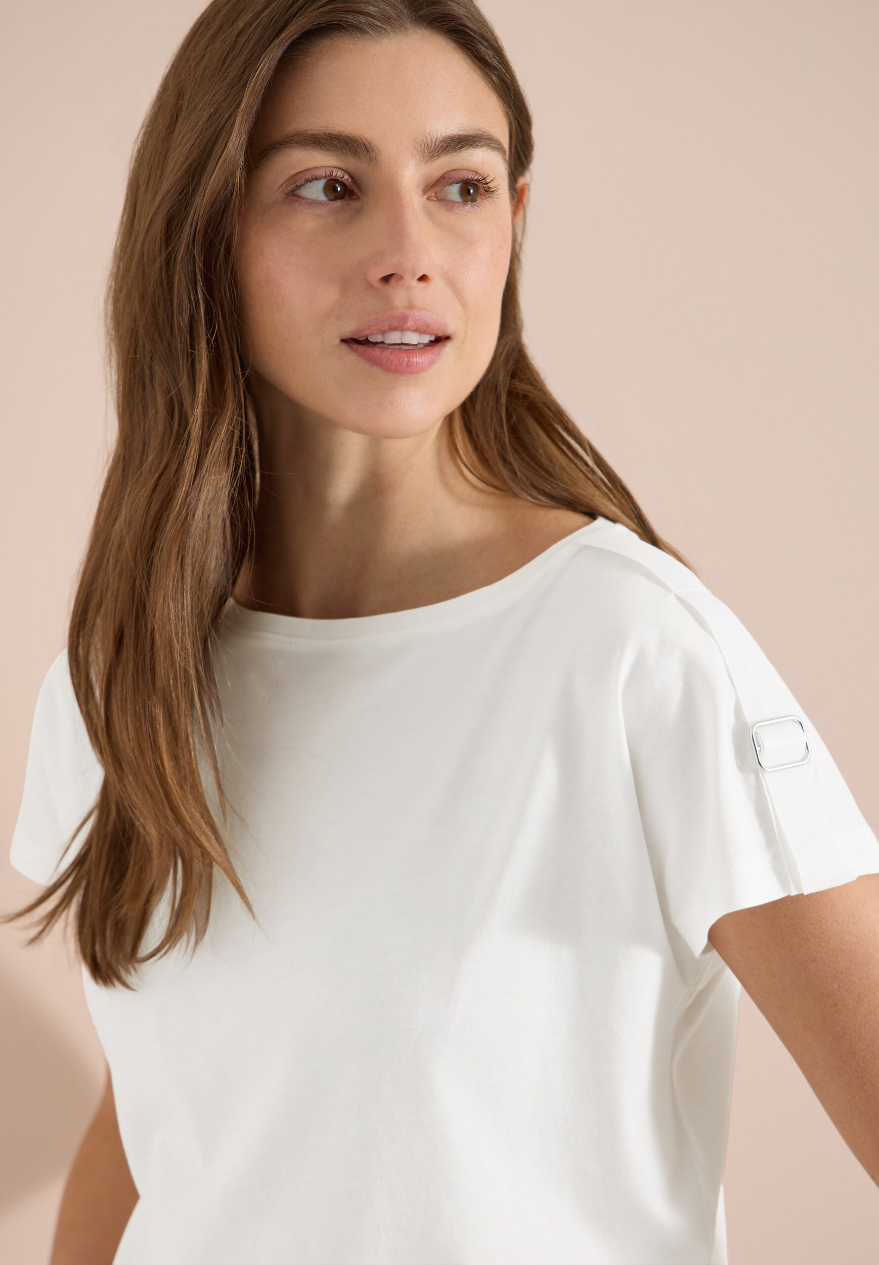 Kurzarm Shirt mit Schnallendetail – Bild 6