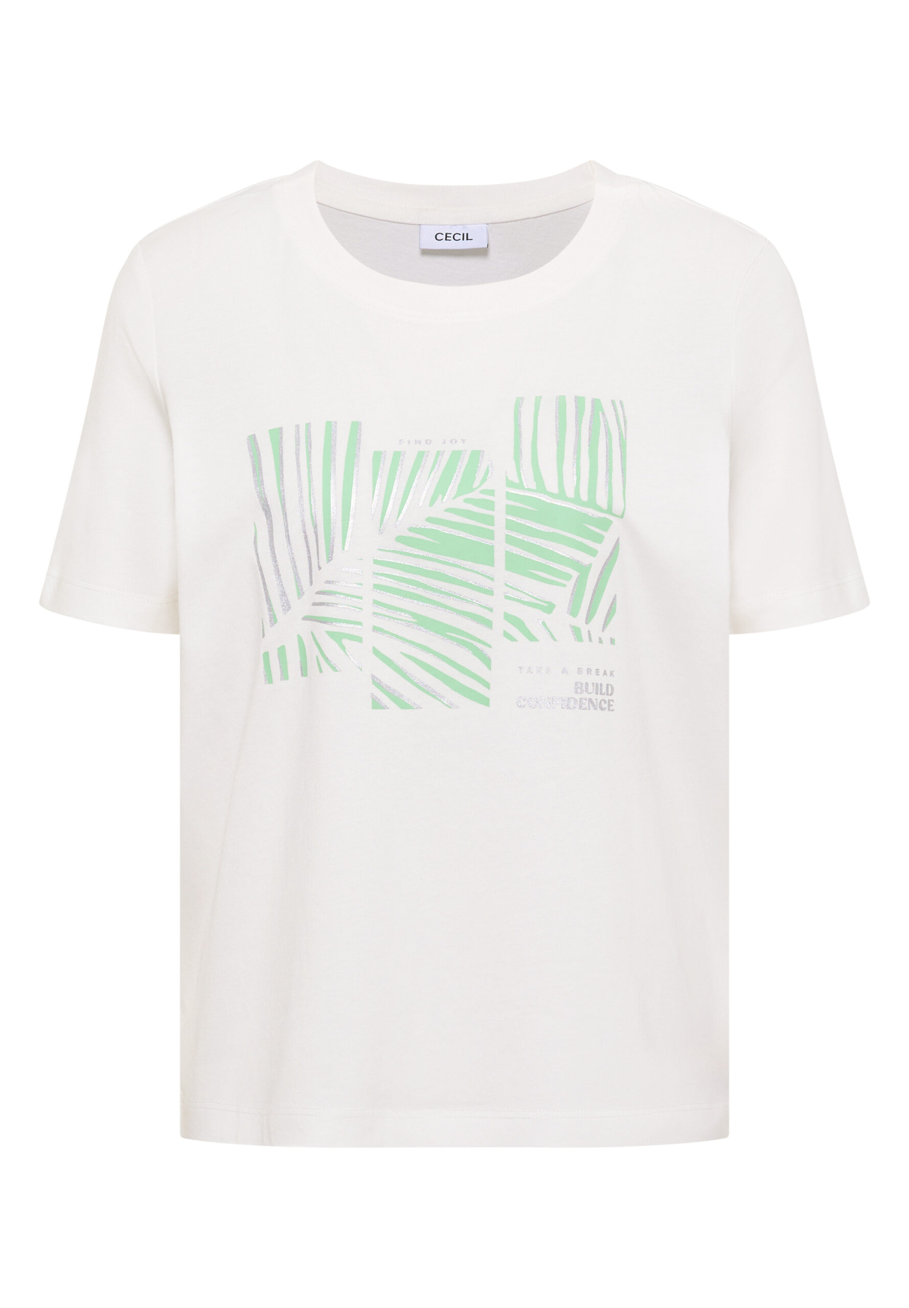 T-Shirt mit Rundhals und Artwork – Bild 9