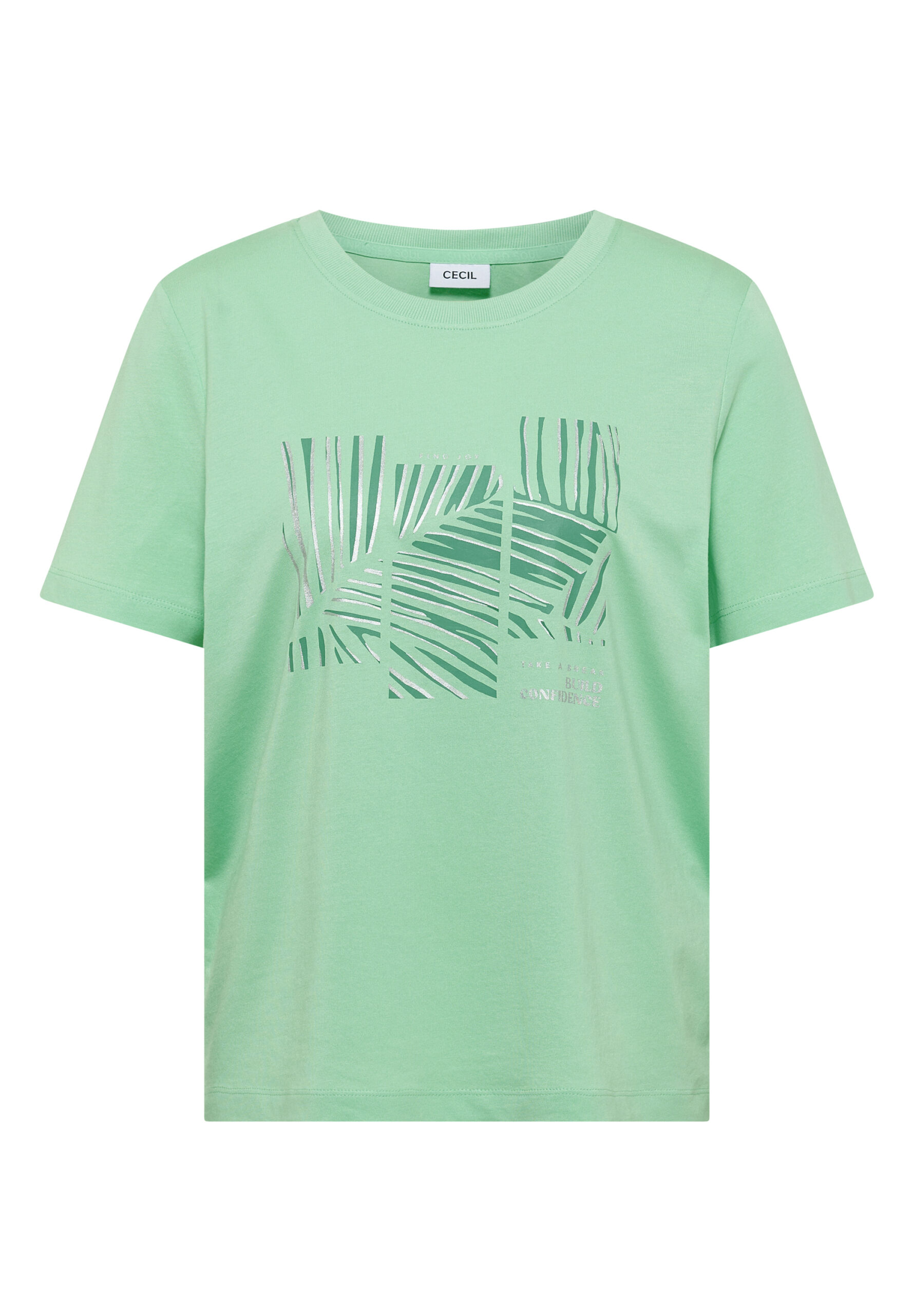T-Shirt mit Rundhals und Artwork – Bild 8