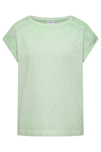 T-Shirt aus Jersey im Garment Dye Look