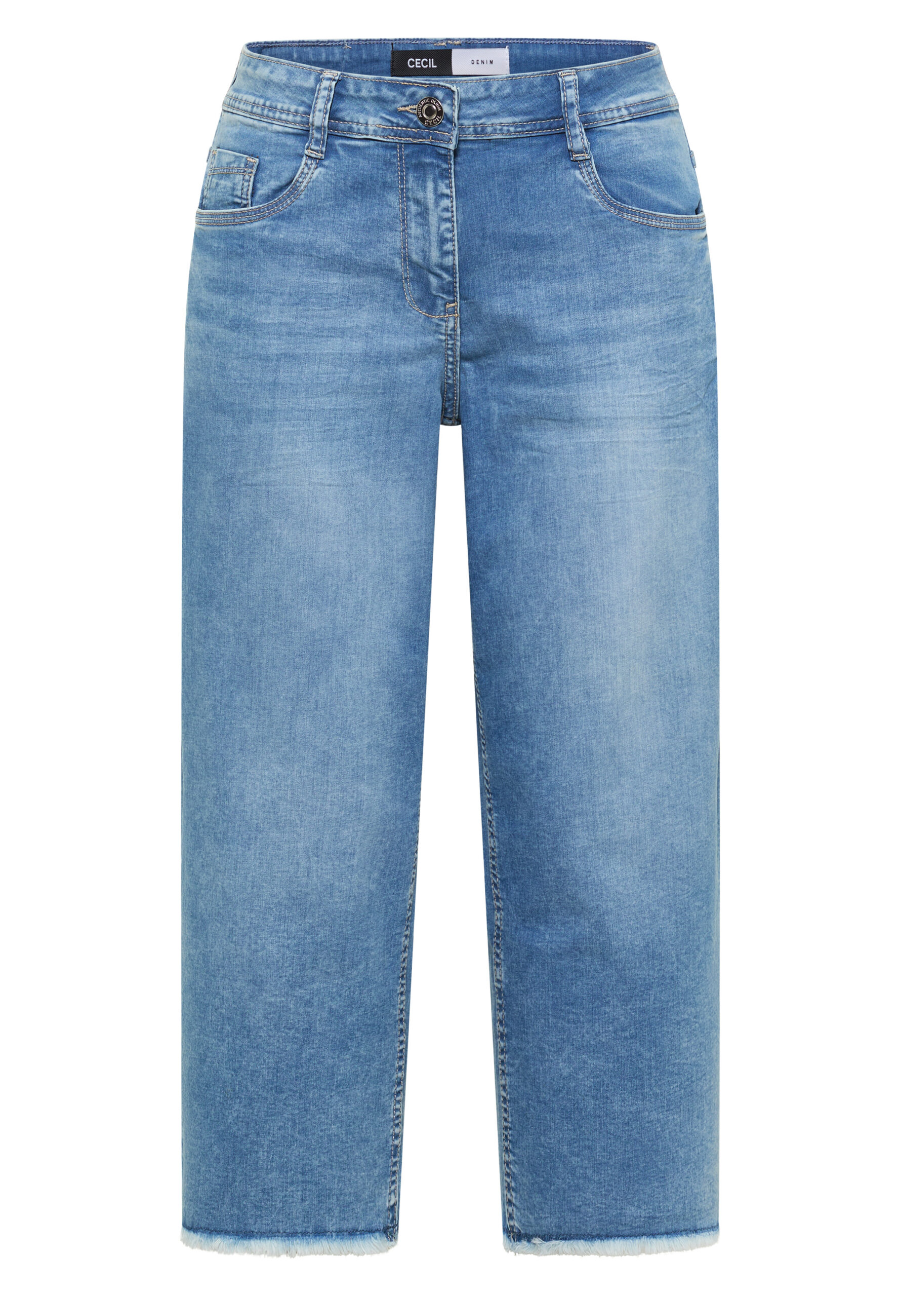 3/4 Wide Leg Jeans im Loose Fit