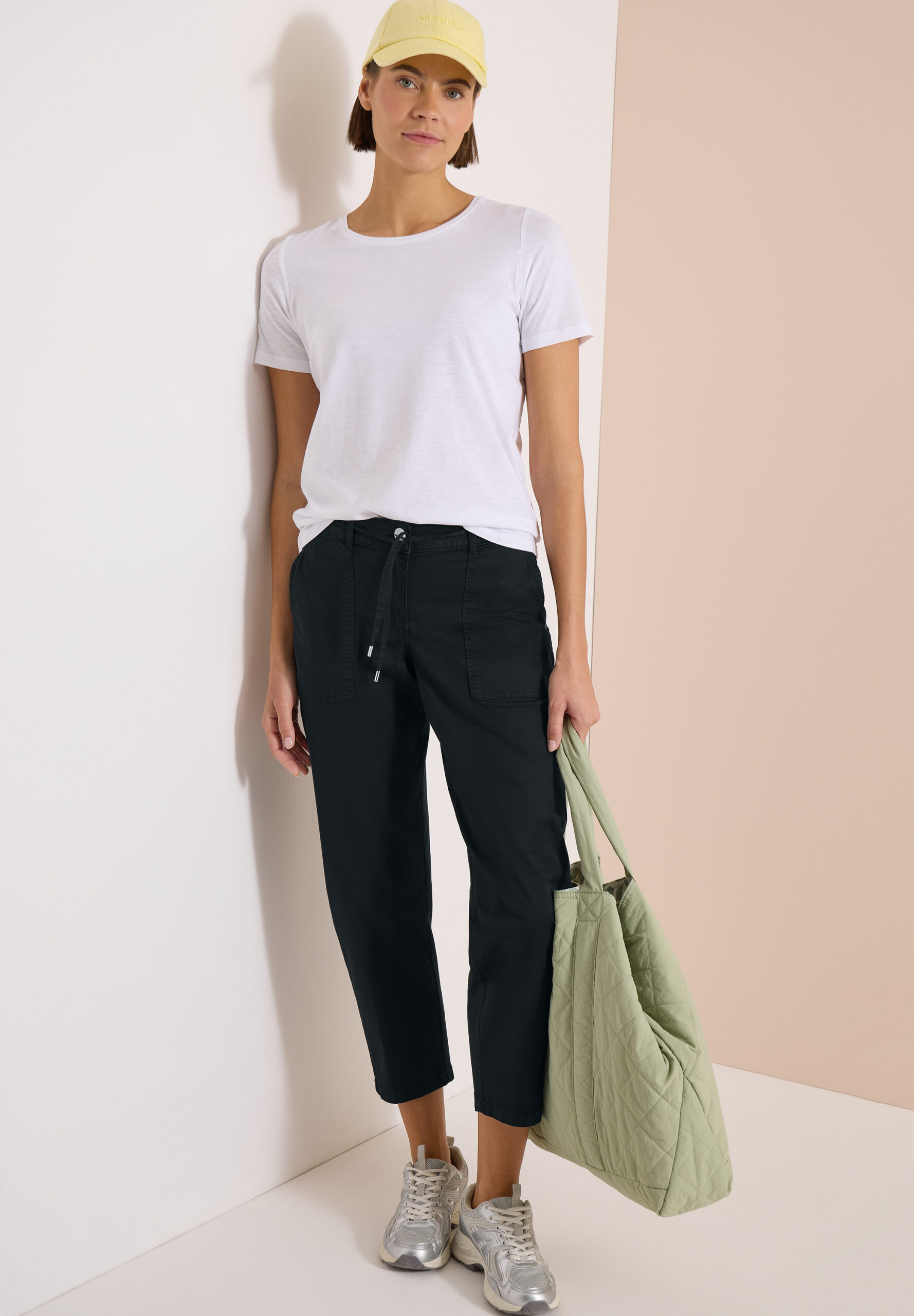 Mid Waist Barrel Leg Hose im Casual Fit – Bild 4