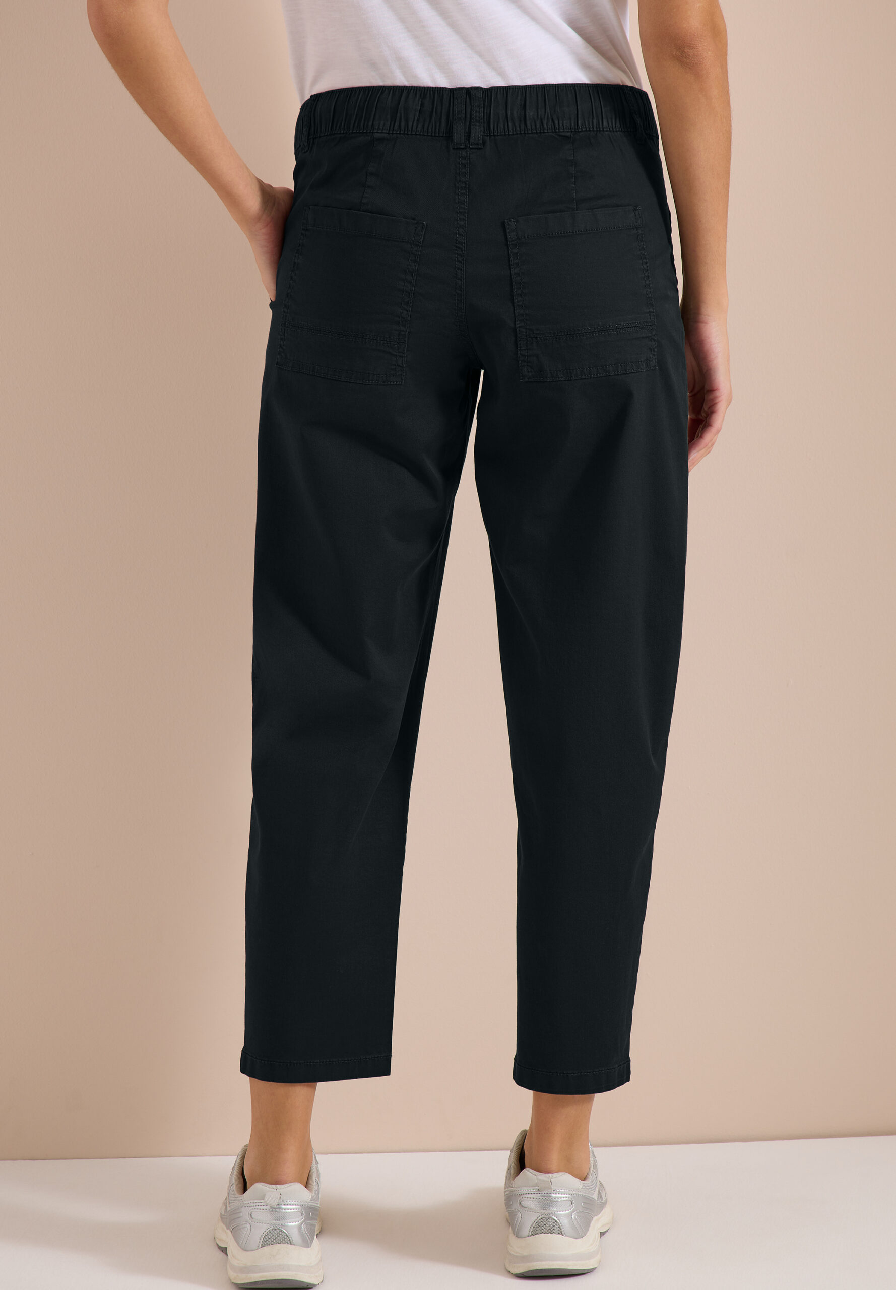 Mid Waist Barrel Leg Hose im Casual Fit – Bild 5