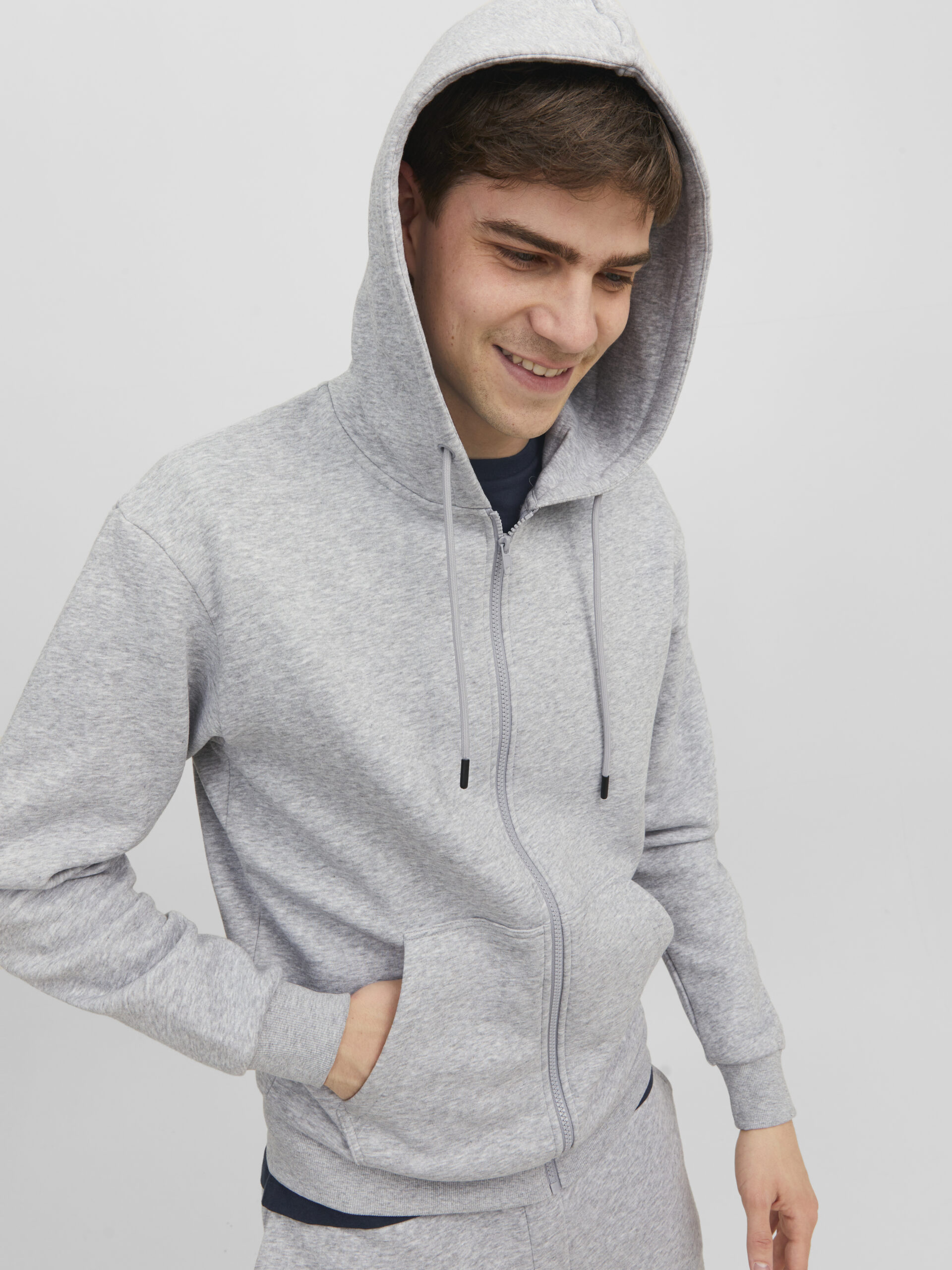 JJEBRADLEY SWEAT ZIP HOOD NOOS – Bild 6