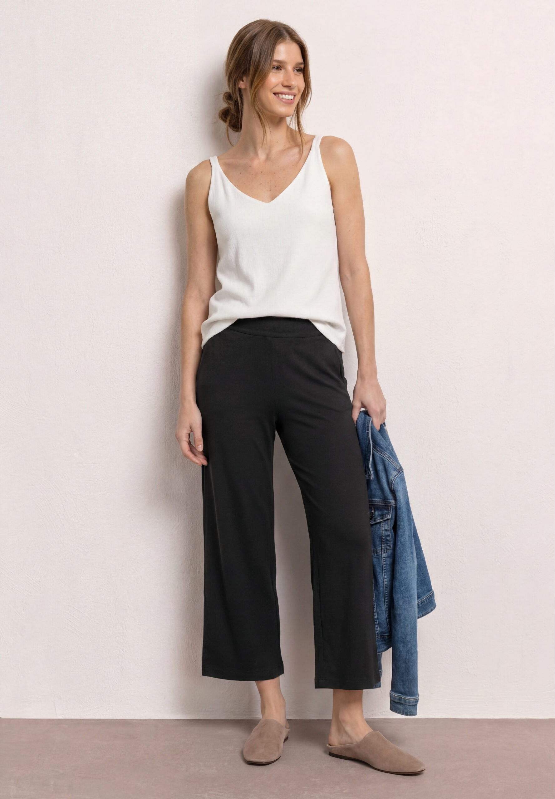 7/8 Wide Leg Hose im Loose Fit – Bild 5