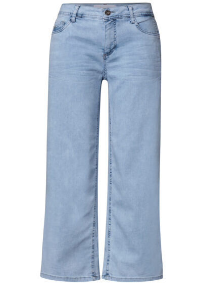 Mid Waist Wide Leg Jeans im Loose Fit