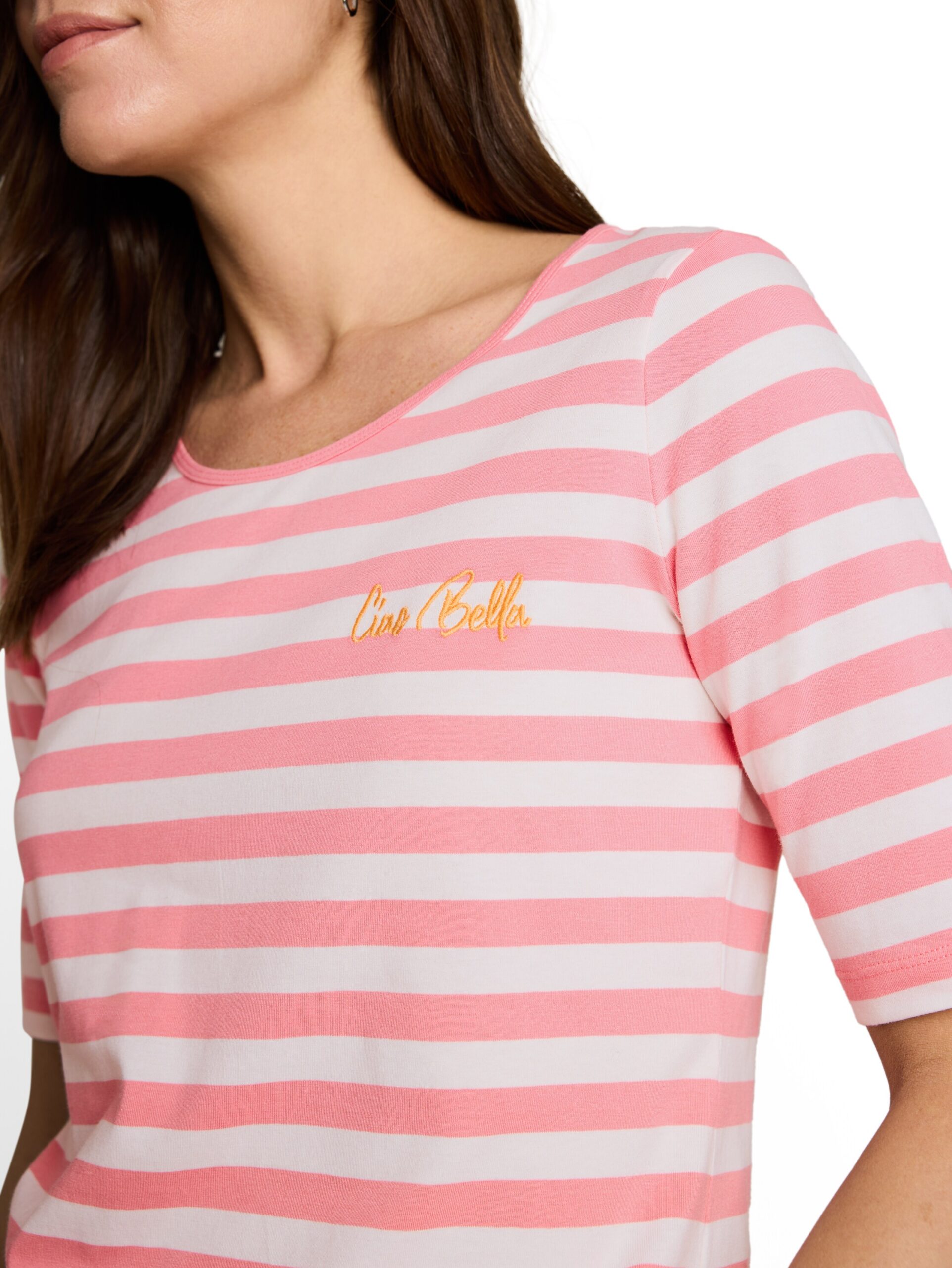 T-Shirt mit Stickerei – Bild 4