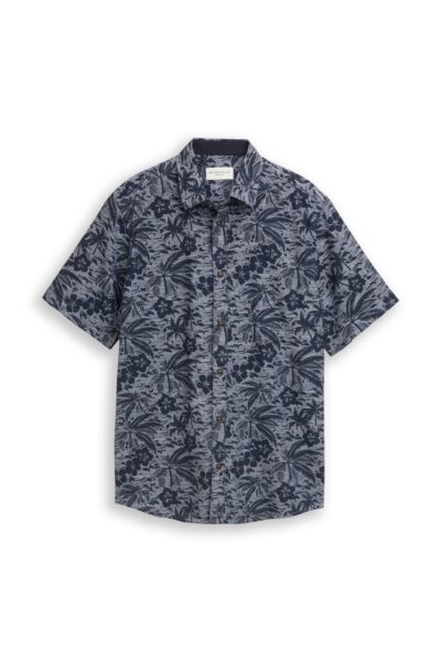 Regular Fit Kurzarmhemd mit Muster
