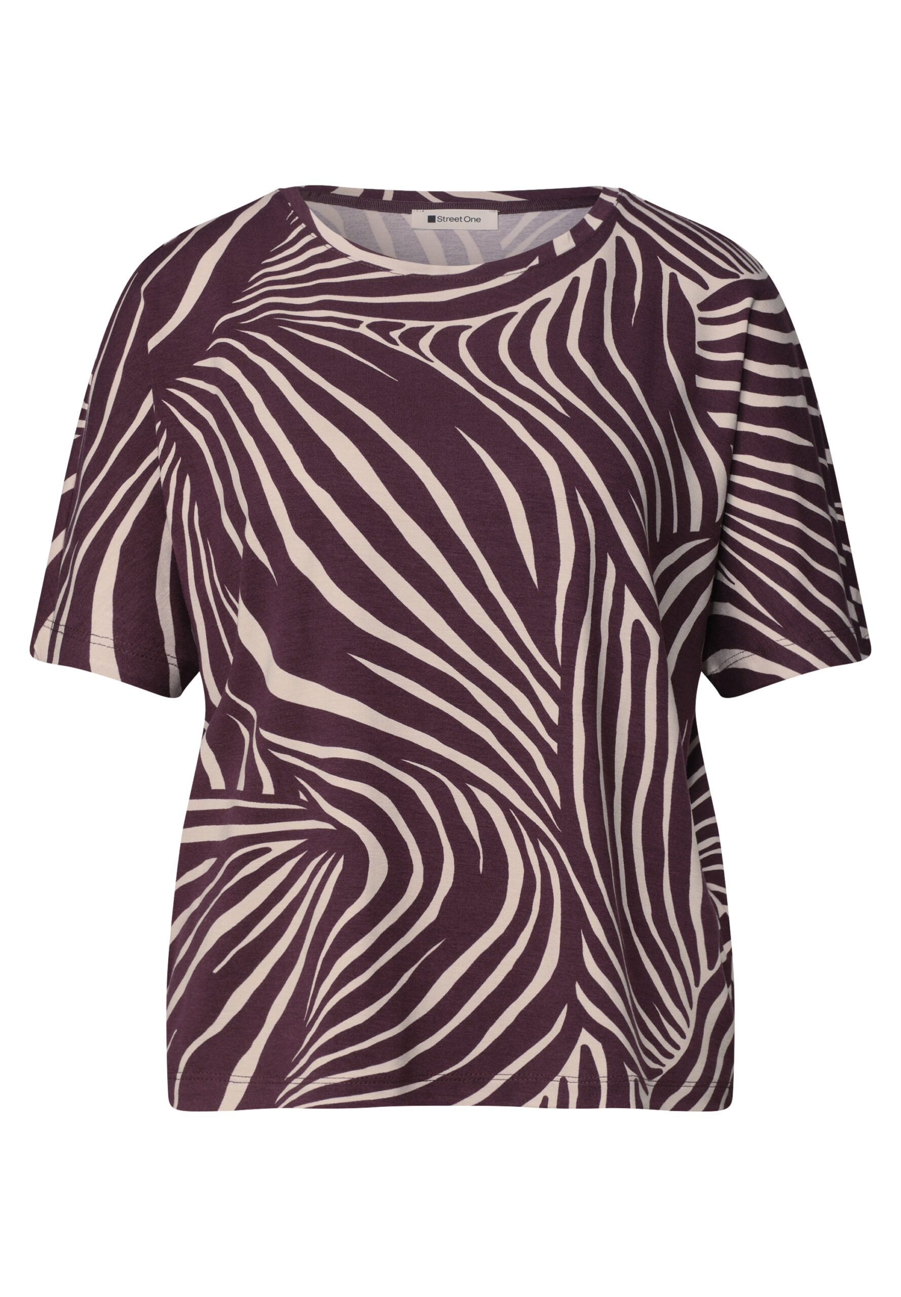 Kurzarm Shirt mit Rundhals und Print