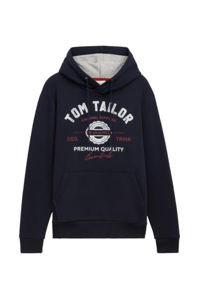 Hoodie Sweatshirt mit Logo-Print
