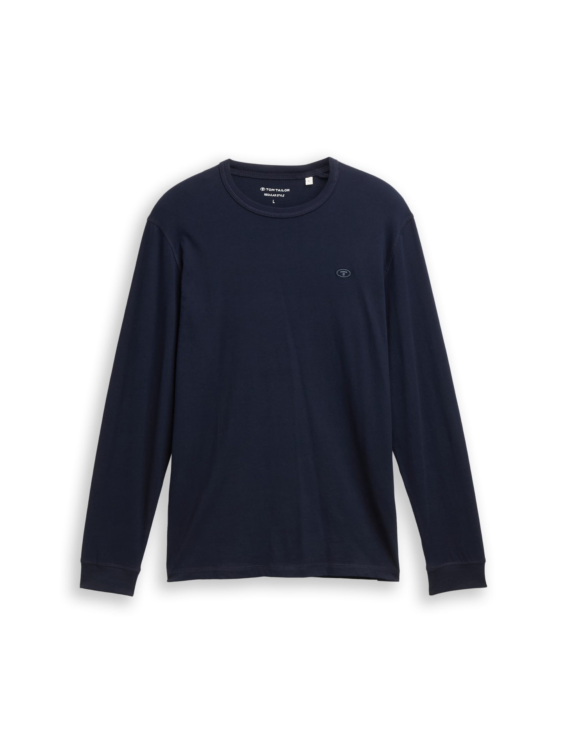 Basic Langarmshirt aus Baumwolle